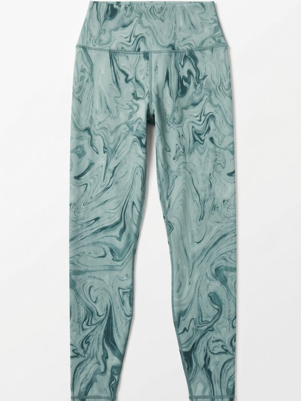 Spiritual Gangster Green Marble High Waist Leggings M
